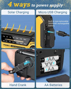 Multifunctional Emergency Radio with Charging Options - SafeSignal