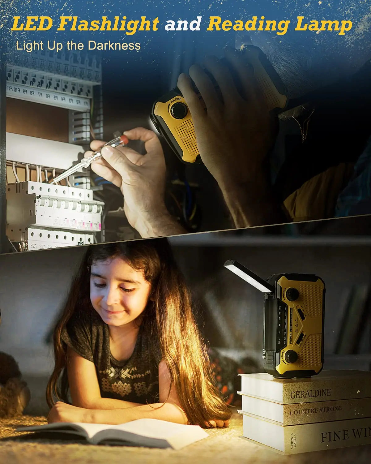 Multifunctional Emergency Radio with Charging Options - SafeSignal