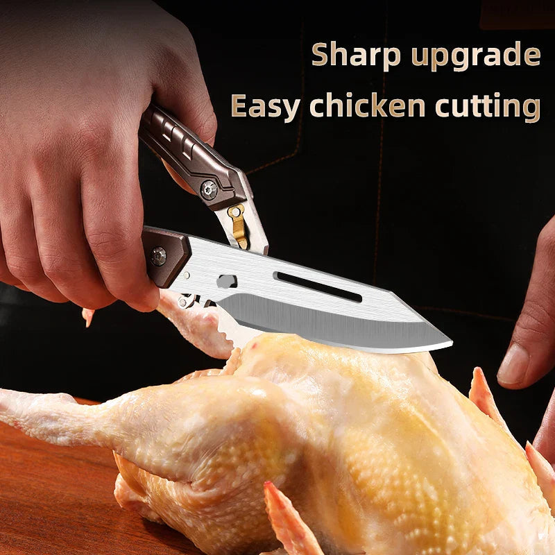 Multifunctional Heavy-Duty Kitchen Food Chicken Bone Cutting Scissors
