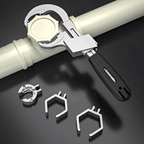 DrainSense Universal – Robust Aluminum Key for Sanitary Applications