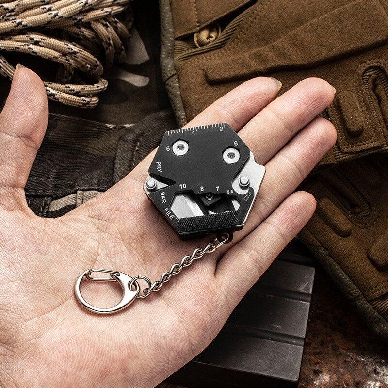 Multifunctional Survival Tool Keychain