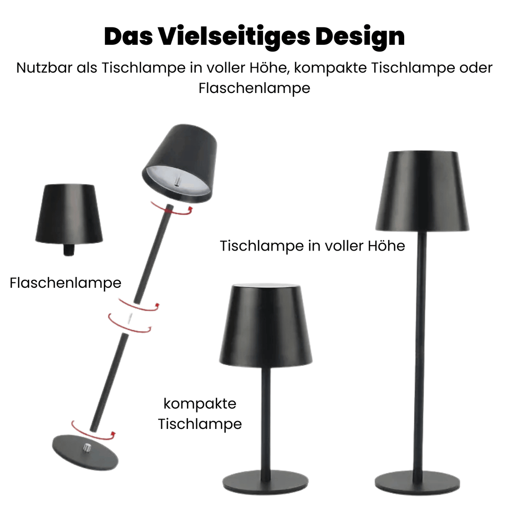 LED Table Lamp – Wireless, Touch Control & Dimmable Light