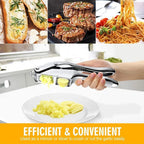 Multipurpose Handheld Stainless Steel Garlic Press Slicer Crusher