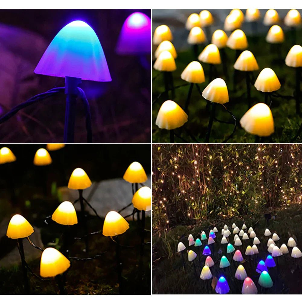MUSHROOM GLOW – Solar LED Garden Lights for a Magical Outdoor Atmosphere