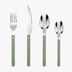 24-Piece Cutlery Set – Engraved Stainless Steel Flatware for 6 People
