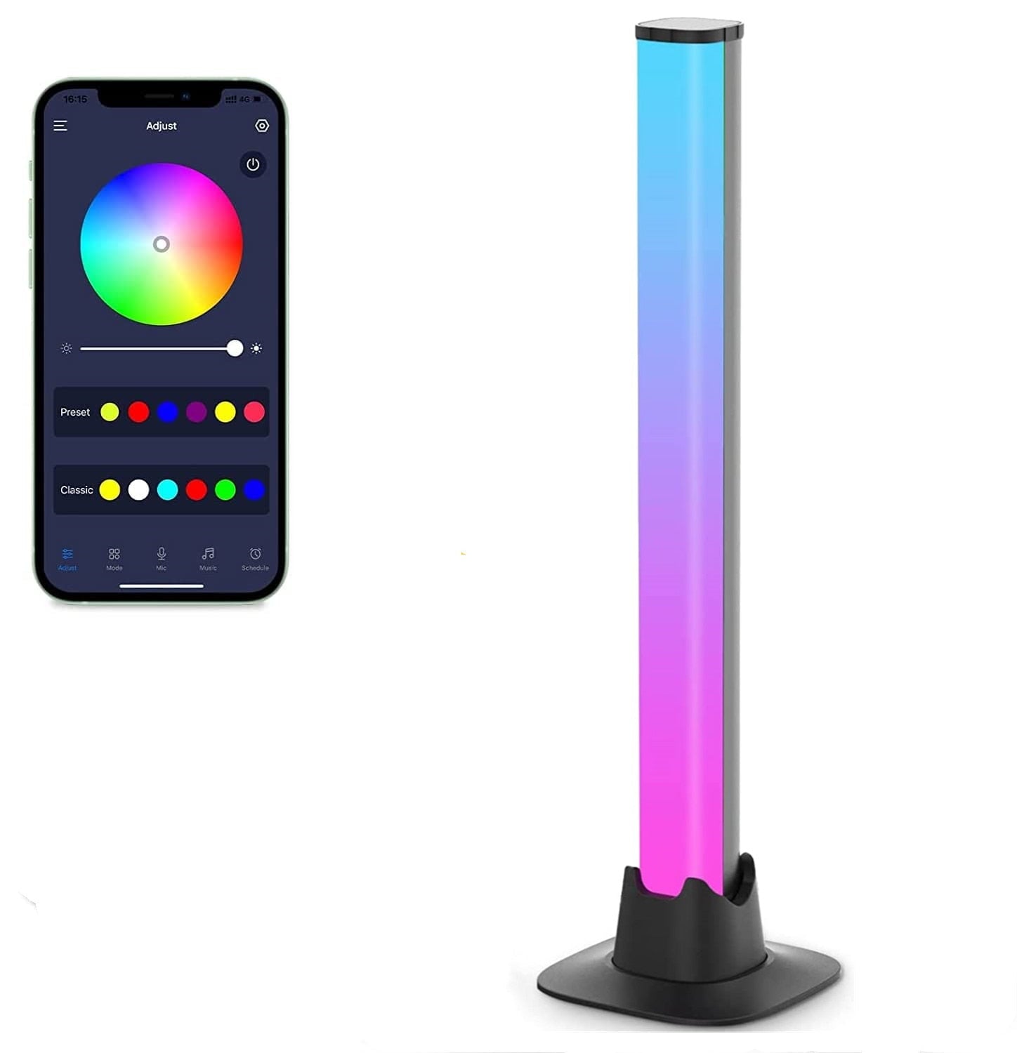 Music synchronization LED light bars - LumiRhythm