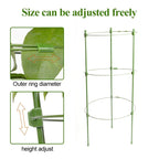Climbing frame for plants – Sturdy support ring frame for climbing plants