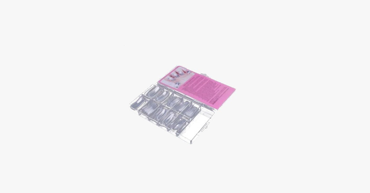 12 Piece Dual Forms Nail Forms for Acrylic & Gel Nails All Sizes