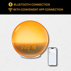 Natural Alarm Clock Radio with Wake-Up Light - GlowRise