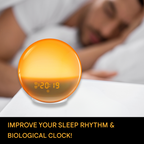 Natural Alarm Clock Radio with Wake-Up Light - GlowRise