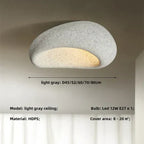 Natural Wabi Sabi Ceiling Lamp - SereneAura