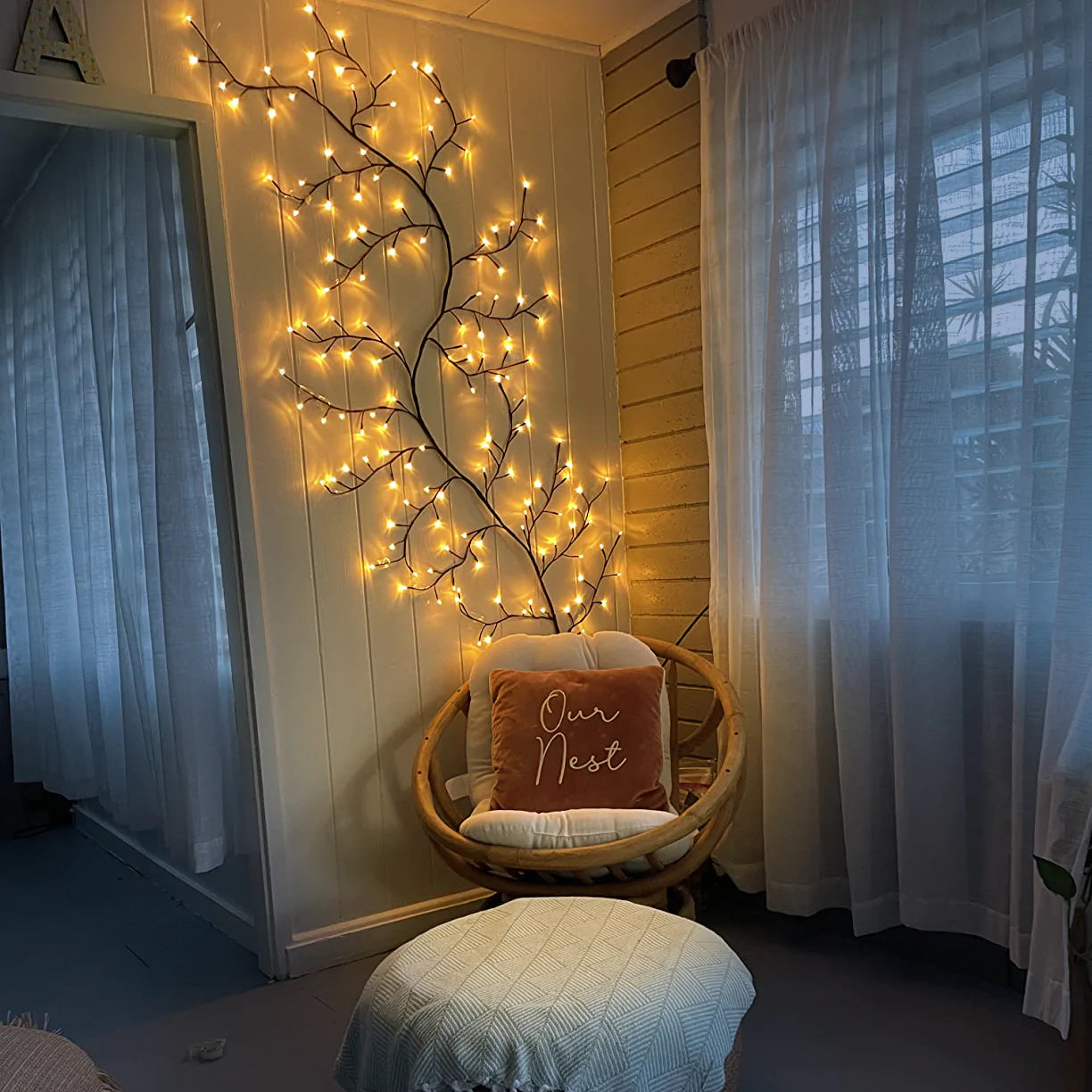 Wall Lights Branch LED Christmas Decorations