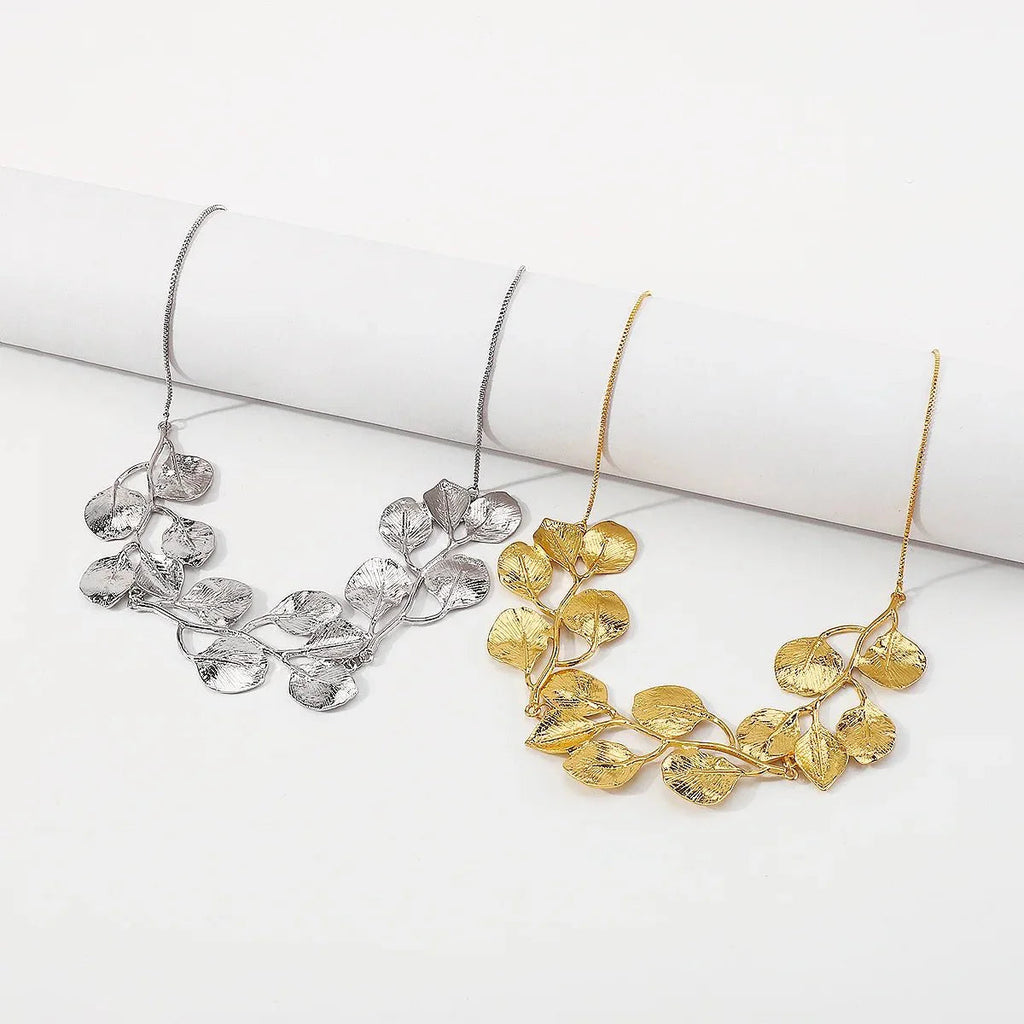 Natures Leaf Statement Necklace