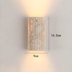Natural Stone Wall Lamp in Elegant Style
