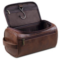 TravelTrek Luxury Bag – Leather Toiletry Bag with Waterproof Lining and YKK Zippers