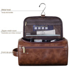Premium Leather Toiletry Bag for Travelers