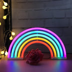 Neon Rainbow Shield