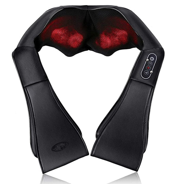 RelaxPro Massage Cushion – Shiatsu Heat Cushion for Neck, Shoulders, and Back