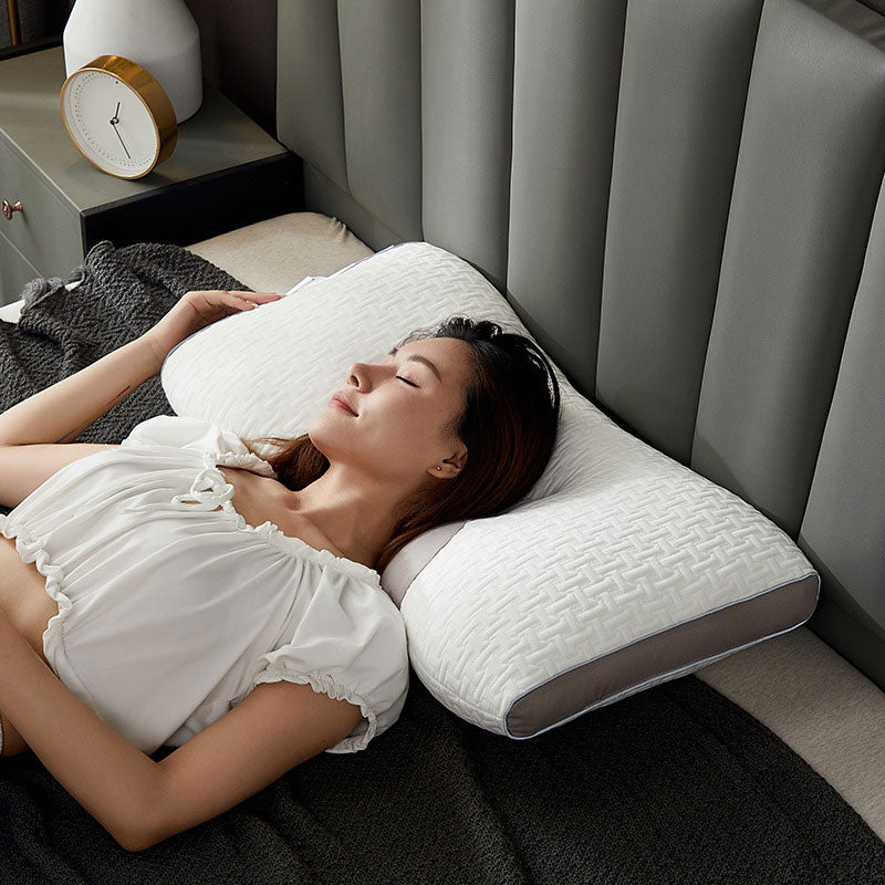 Hybrid Pillow for Back and Side Sleepers - Neck and Shoulder Support Pillow