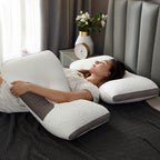 Hybrid Pillow for Back and Side Sleepers - Neck and Shoulder Support Pillow