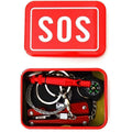Portable SOS survival kit with 8 tools