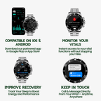 Nexos Pro – Tactical Smartwatch with GPS & 21-Day Battery