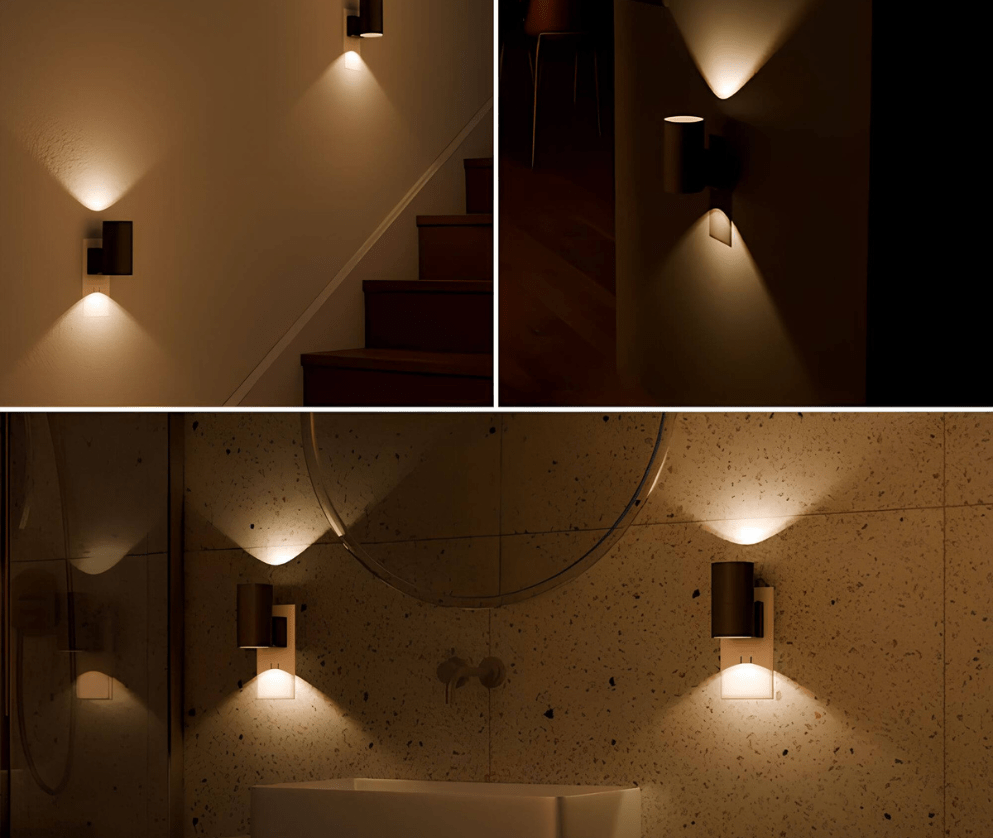 Adjustable light in a compact form