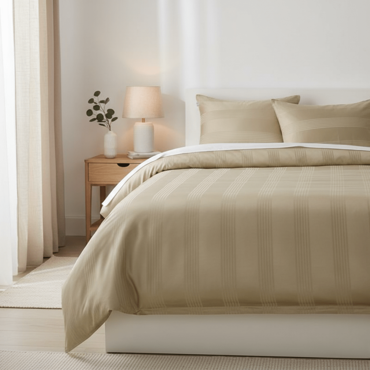 Serenité Premium Pillow Covers | Long-lasting cotton pillow shams for everyday comfort and timeless style