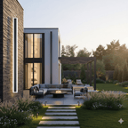 NOCTARA – Elegant Modern Outdoor Wall Light for Garden & Balcony