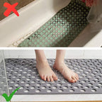 Non-Slip Shower Mat with Antibacterial Surface and Mold-Resistant Material