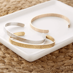 NOOR BANGLE – Adjustable Stainless Steel Bracelet with Ayatul Kursi Engraving