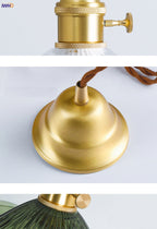 NORDIC DESIGN LED HANGING LAMP | COLOURED GLASS & COPPER LIGHTING FOR BEDROOM, LIVING ROOM & BAR