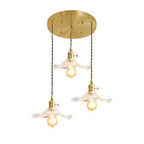 NORDIC DESIGN LED HANGING LAMP | COLOURED GLASS & COPPER LIGHTING FOR BEDROOM, LIVING ROOM & BAR