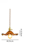 NORDIC DESIGN LED HANGING LAMP | COLOURED GLASS & COPPER LIGHTING FOR BEDROOM, LIVING ROOM & BAR
