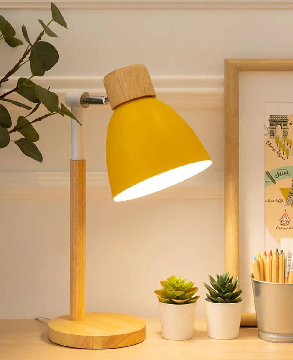 Nordic Table Lamp | Wood, Iron