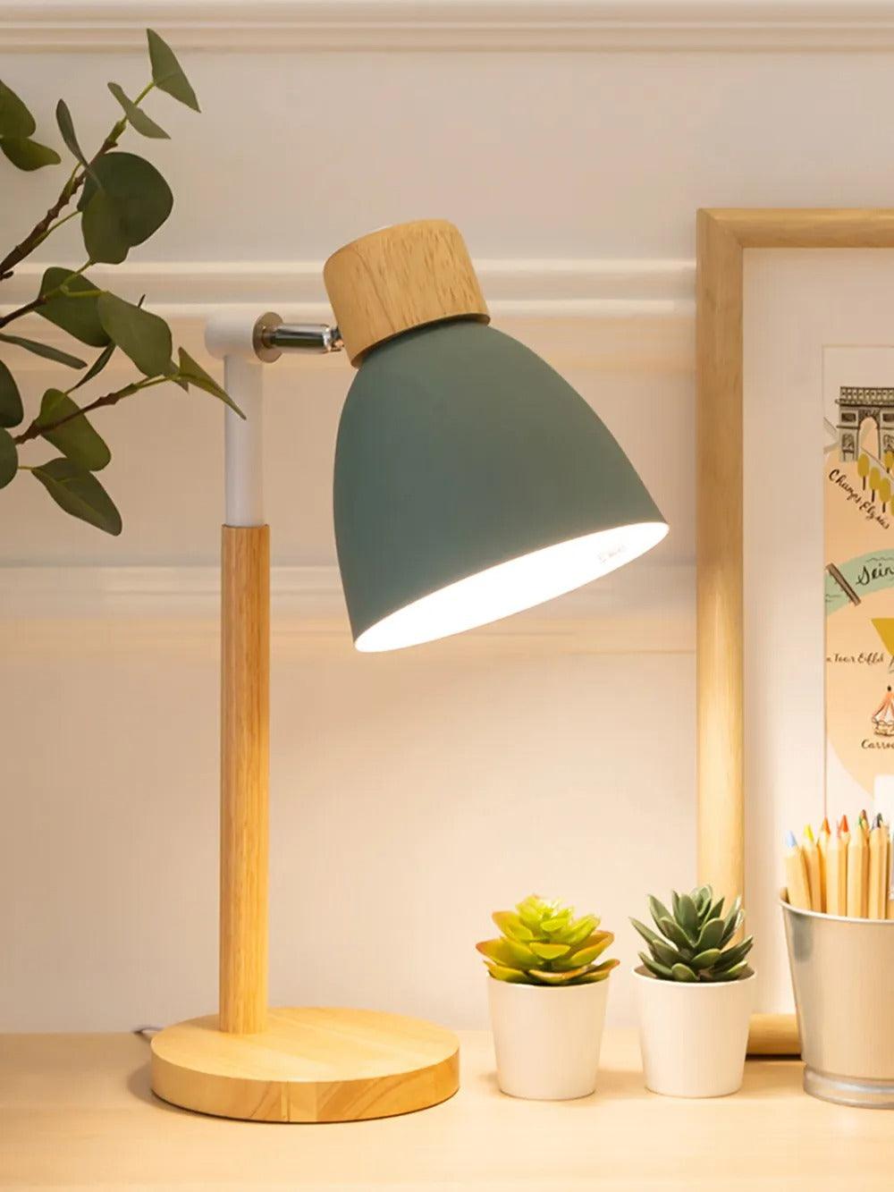 Nordic Table Lamp | Wood, Iron
