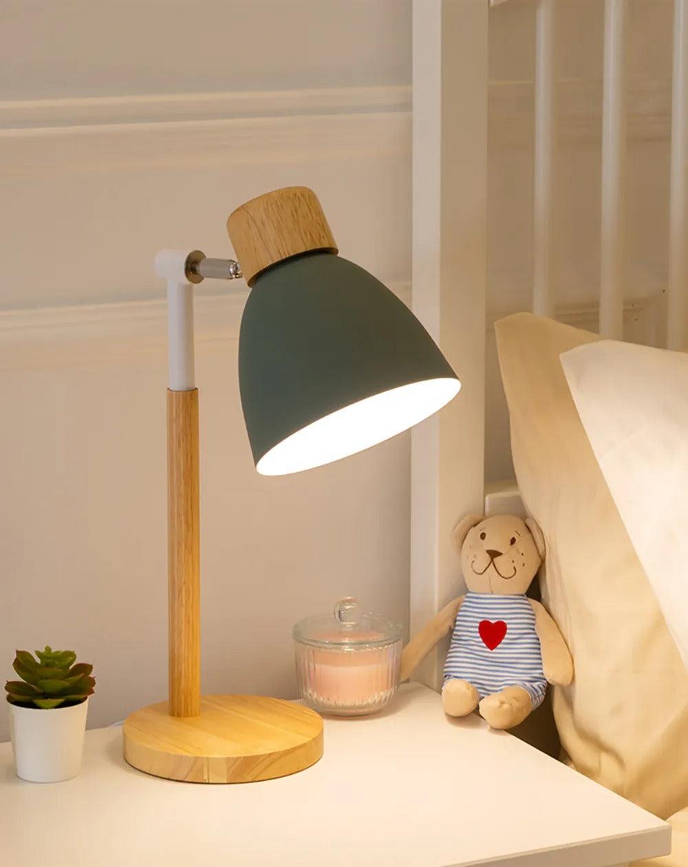 Nordic Table Lamp | Wood, Iron