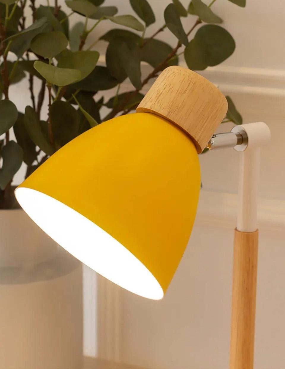 Nordic Table Lamp | Wood, Iron