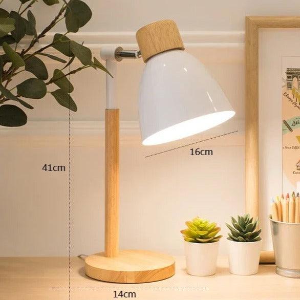 Nordic Table Lamp | Wood, Iron