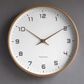 NordicTimber – Wooden Wall Clock with Silent Movement