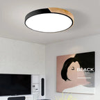 MACROLUME – Nordic Wooden Macaron LED Ceiling Light for Cozy Ambience