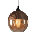 NordLuna Stylish Scandinavian Timber Ceiling Light