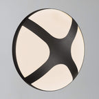 Stylish Outdoor Sconce with Geometric Accent
