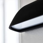 Black LED Wall Lamp - Ideal for Outdoors and Indoors