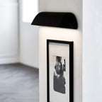 Black LED Wall Lamp - Ideal for Outdoors and Indoors