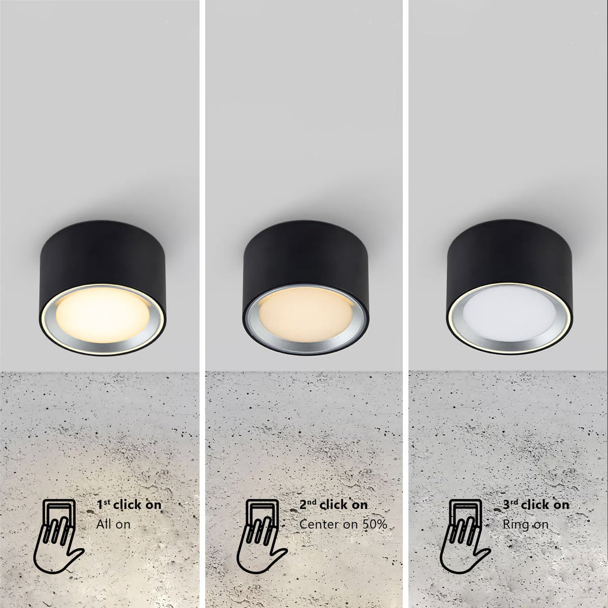 Delicate light in minimalist style