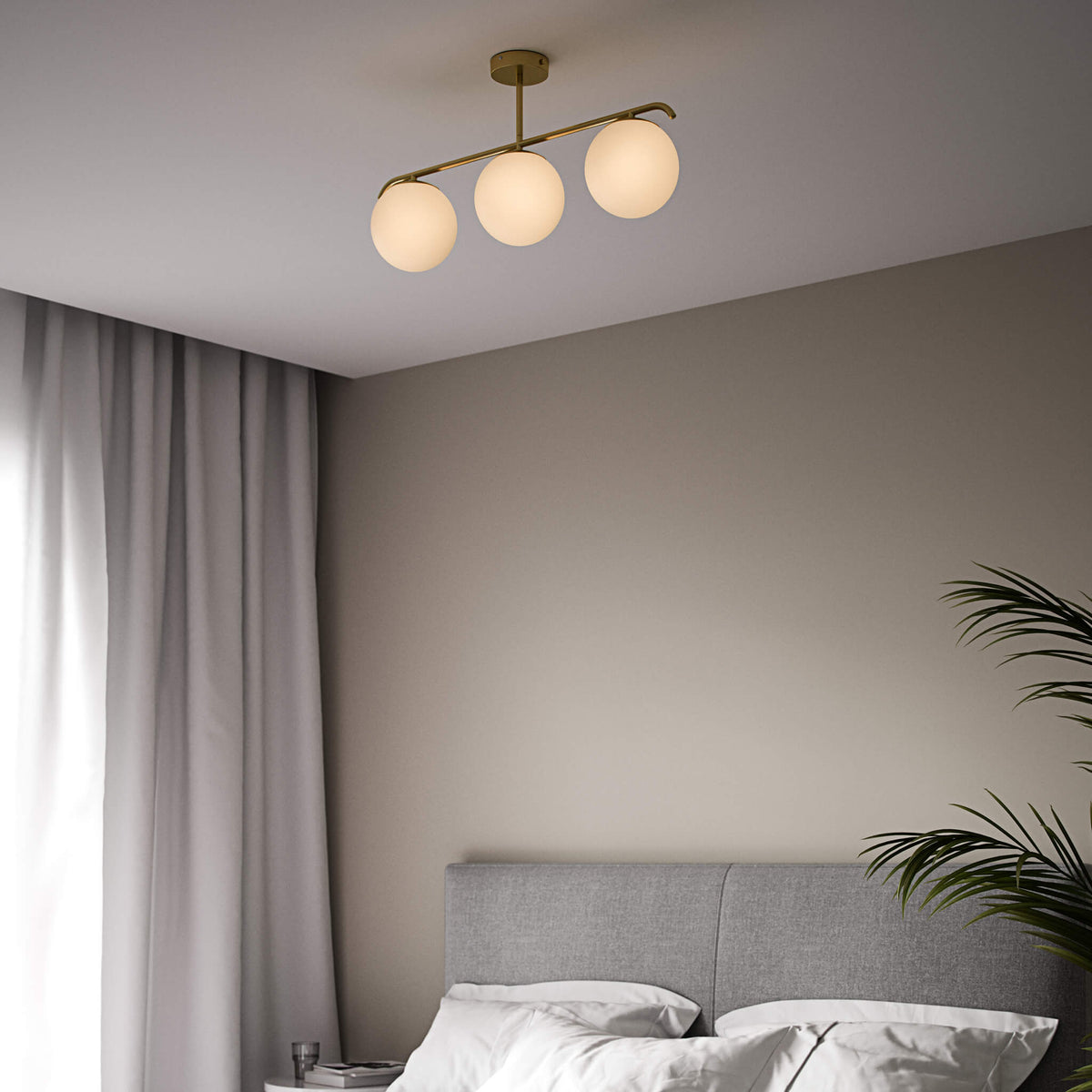 Ceiling Lamp with 3 Light Sources