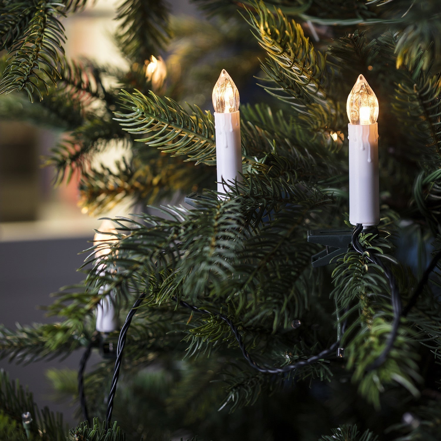 Christmas Decorations Warm White Candle Lights