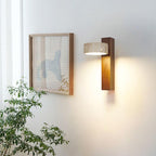 Ivory Toned Travertine Wall Lamp