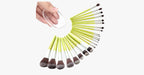 Nylon Makeup Brush Set with a Silicone Sponge – Makes Mixing Makeup Easier and More Fun